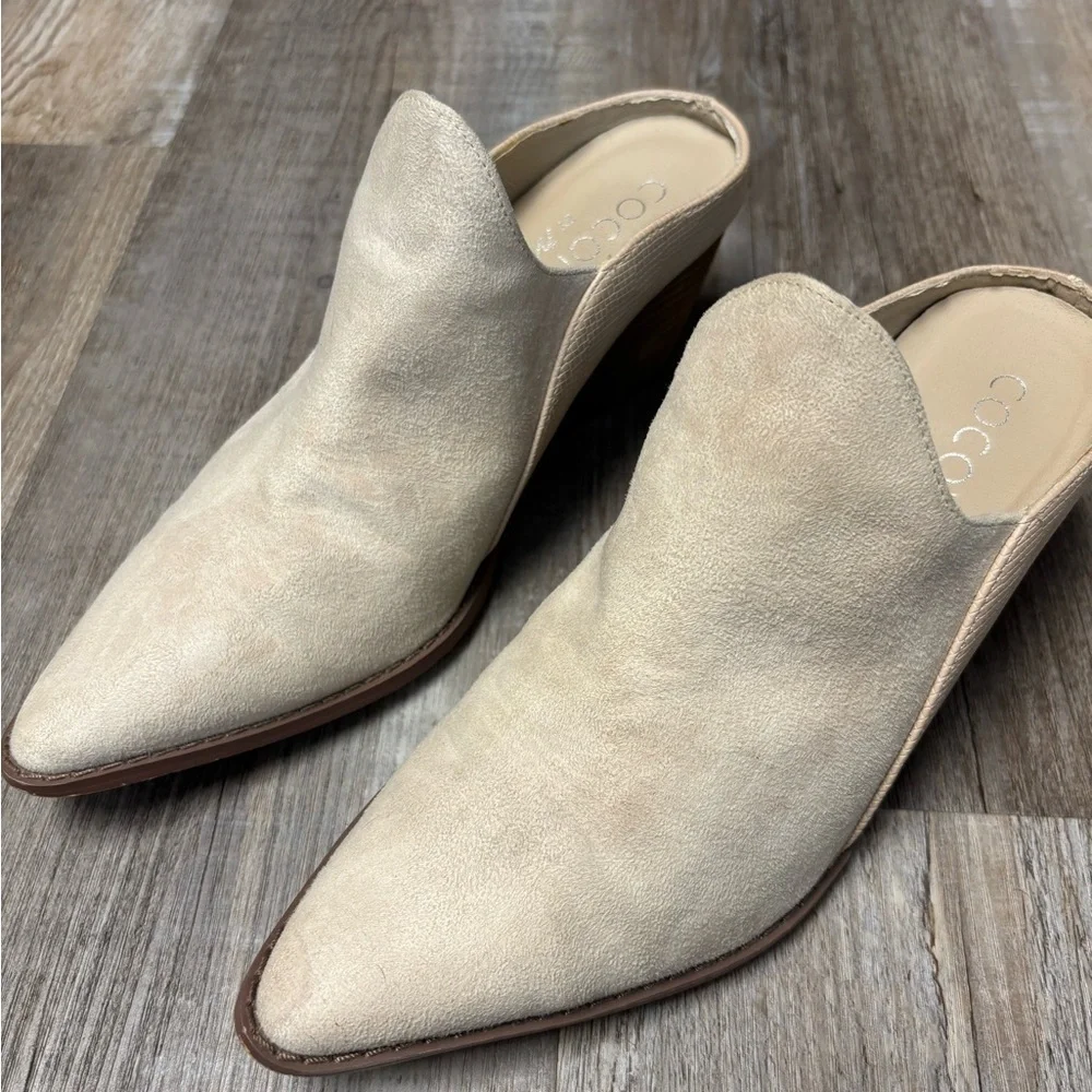 Coconuts by Matisse Leave It Suede Mule Cowgirl Booties